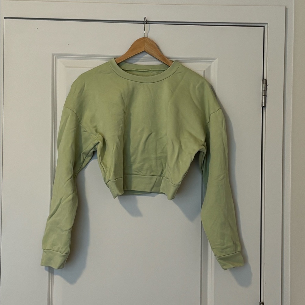 Reformation 100% Cotton Cropped Sweatshirt